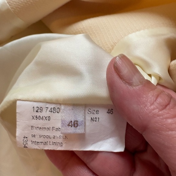 AGNONA Women’s Wool Blazer Single Button Size 46/XL - Picture 5 of 8